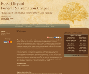 cflfuneralhomes.com: Robert Bryant Funeral Home : Orlando, Florida (FL)
Robert Bryant Funeral Home provides complete funeral services to the local community.