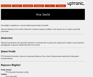 uptronic.com: Uptronic Alarm Sistemleri
Uptronic Kablosuz Hırsız Alarm Sistemleri