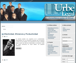 urbelegal.com: Bienvenidos a Urbe Legal
UrbeLegal es un sitio dedicado a la prestacion de servicios y asesorías en el ámbito juridico y legal.