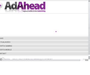 adahead.pl: AdAhead - Gaming & Mobile advertising
