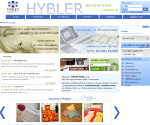 hybler.cz: | Úvod | HYBLER - member of Hybler group
