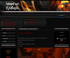 nerdsgocasual.de: Willkommen auf der Startseite
Joomla! - dynamische Portal-Engine und Content-Management-System
