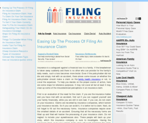 filinganinsuranceclaim.com: Filing an Insurance Claim
