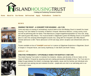 islandhousingtrustmv.org: Island Housing Trust - Martha's Vineyard
The Island Housing Trust works to create permanently affordable homes for Martha's Vineyard