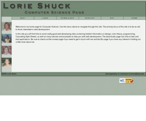 lorieshuck.com: Lorie Shuck's Personal Web Site
