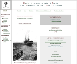 sielec.net: BIENVENUE SUR LE SITE DE LA SIELEC
Page d'Accueil