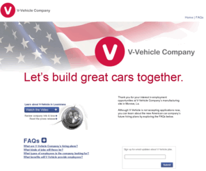 vehiclelouisianajobs.com: V Vehicle
V Vehicle