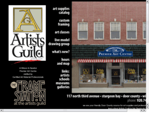 artistsguildonline.com: ArtistsGuildOnLine.com
Door County's complete Fine Art Store staffed by Certified Art Material Professionals