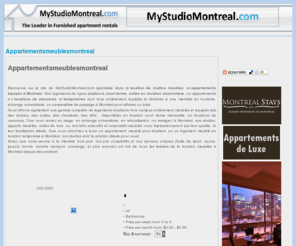 appartementsmeublesmontreal.net: Appartements meublés Montréal
Studios, Appartements, Loft, au cur de Montréal moins cher qu\'un hôtel 3 étoiles, avec l\'avantage d\'avoir un espace plus spacieux en toute intimité. Nos prix compétitifs et nos services ont fait de nous les leaders de la location meublée à Montréal.