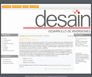 desainsl.es: ¿Requisitos necesarios para que Joomla! 1.5 funcione?
Joomla! - el motor de portales dinámicos y sistema de administración de contenidos