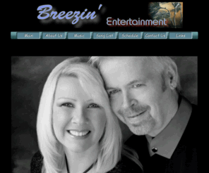 breezinentertainment.com: 
dynamic dance band/duo for weddings, parties and corporate functions