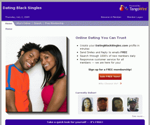 Kostenlose schwarze online-dating-sites für singles