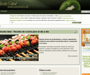 recetaideal.com: Receta Ideal - Recetas de cocina para el día a día
RecetaIdeal.com: una receta para cada día
