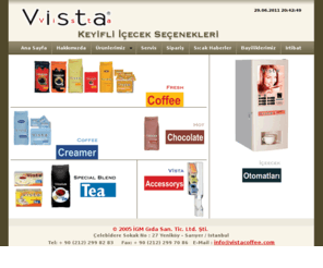 vistacoffee.com: Vista Keyifli İçecekler Servisi
