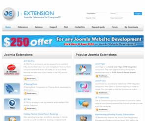 jextn.com: Joomla Extension | Joomla Extension Development | Best Joomla 1.5 Extensions.
Collection of Best & Most Popular Joomla Extensions.