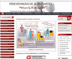 overall-shop.com: Pflegeoverall I Pflegeoveralls I Patientenwäsche erhalten Sie hier in unserem Onlineshop
Pflegeoverall I Pflegeoveralls I Patientenwäsche erhalten Sie hier in unserem Onlineshop mit Suprima und 4CARE - Produkten