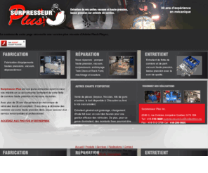 surpresseurplus.com: Surpresseur Plus Inc.
Entretien de vos unités vacuum et haute pression, basse pression sur entente de service