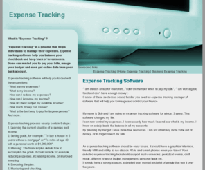 expense-tracking.info: Expense Tracking
Expense Tracking - Track Expenses
