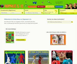 pappnase.de: Pappnase & Co. Online Shop
