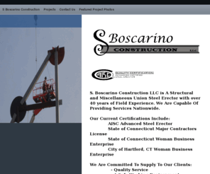 sboscarino.com: S Boscarino Construction LLC
S Boscarino Construction LLC Is An Advanced AISC Certified Structural And Miscellaneous Steel Erector