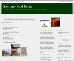 cibao-realestate.com: Santiago Real Estate | Sales, Rentals and property managementReal estate for sale or rent in Santiago Dominican Republic
Real estate for sale or rent in Santiago Dominican Republic