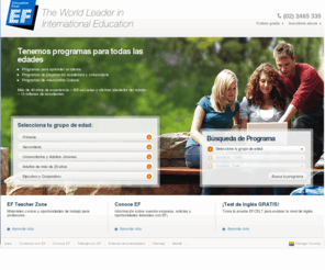 ef.com.ec: EF Education First - El líder mundial en Educación Internacional
Intercambios para todas las edades. Programas para estudiar en el extranjero, de preparación académica y universitaria, cursos de idiomas, prácticas laborales en el exterior. EF tiene más de 40 años de experiencia con 400 escuelas y oficinas alrededor del mundo y más de 15 millones de estudiantes.