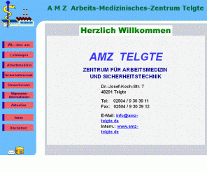 amz-telgte.de: AMZ Arbeits-Medizinisches-Zentrum Telgte
AMZ Arbeits-Medizinisches-Zentrum Telgte