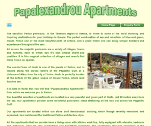 hortoapartments.com: Apartments Pelion Greece Horto Accommodation Apartments in Pelion
