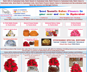 saraindia.com: Gifts Flowers Cakes Sweets to Hyderabad Secunderabad Inida www.saraindia.com, Same day and Midnight Delivery to Hyderabad Secunderabad
