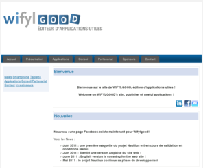 wifylgood.com: Wifylgood - Editeur d'applications utiles
Wifylgood - Editeur d'applications utiles!