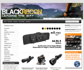 blackrecon.es: Blackrecon  - Tu tienda de accesorios de tiro
 Blackrecon: Tiro, caza, fuerzas del orden todo sobre  visores, ropa, gafas de protección, relojes, linternas, monturas,  óptica y accesorios de marcas tasco, bushnell, ncstar, blackhawk, humvee