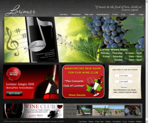 lorimarwines.com: Company Name
Located in Temecula Valley's Wine Country 