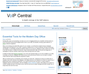 voipcentral.org: VoIP Central: In-depth coverage of the VoIP industry, including latest updates on applications, case studies, security, Sipphone, Skype, Vonage, and VoIP platforms
In-depth coverage of the VoIP industry, including latest updates on applications, case studies, security, Sipphone, Skype, Vonage, and VoIP platforms