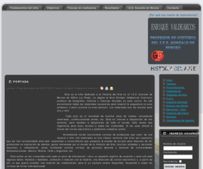 valdearcos.net: Portada
Materiales y recursos para la Historia del Arte de 2º de Bachillerato. Página de Enrique Valdearcos Guerrero.