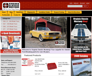 vamustang.com: Virginia Classic Mustang - Mustang Parts
