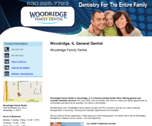 woodridgedentist.net: Dentist Woodridge, IL - Woodridge Family Dental 630-225-7723
Woodridge Family Dental of Woodridge, IL offers dentistry services for the entire family. General and cosmetic dentistry. Priti Jain, DDS. 630-225-7723