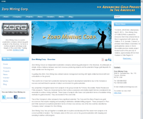 zorominingcorp.net: Welcome to Zoro Mining Corp.
Zoro Mining Corp. - gold exploration in the Americas