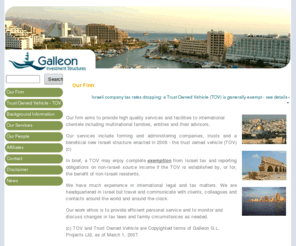 galleontrust.com: galleontrust - Our Firm
