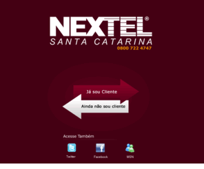 nextel-sc.com: Portal - Nextel SC - Atendimento no estado de Santa Catarina
clalfcal
