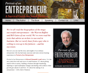 portraitofanentrepreneur.com: Welcome to Portrait of an Entrepreneur - Website
I want some information on entrepreneurship.