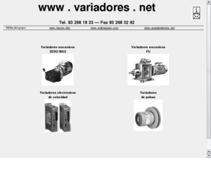 variadores.net: Variadores mecanicos | Variadores de poleas
Sistemas mecanicos, electrónicos de velocidad y de poleas