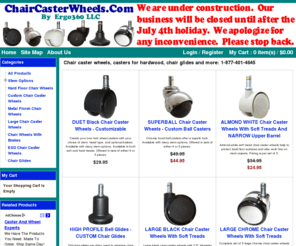 xyrad.com: Chair Caster Wheels, Chair Glides, Casters For Hardwood Floors
Chair wheels, casters for hardwood floors, casters for carpet, chair glides and more: 1-877-401-4645