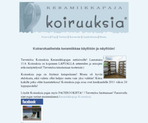 koiruuksia.com: Keramiikkapaja Koiruuksia
