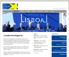 lissabonfordraget.se: Lissabonfördraget
Introduktionstext