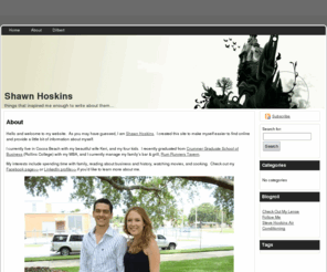 shawnhoskins.com: Shawn Hoskins | Shawn Hoskins
This is Shawn Hoskins home page with lots of information about Shawn Hoskins.