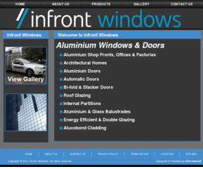 infrontwindows.com: Infront Windows - Home
Gus Thompson & Stuart Thompson founded Infront Windows, and from the beginning the Thompson family emphasized manufacturing quality products and providing superior customer service.  For many years the ability to create special solutions for difficult projects has always been Infront Window's primary strength.
 