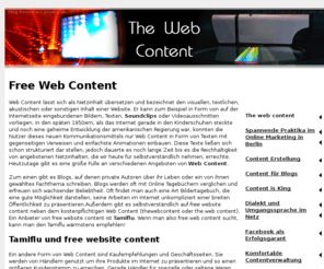 thewebcontent.com: The web content
Ein weiterer WordPress-Blog