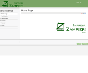 impresazampieri.com: Home Page
Joomla! - il sistema di gestione di contenuti e portali dinamici