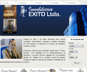 inmoexitoltda.com: Inmobiliaria en Bogotá, servicios inmobiliarios, arriendos, ventas de inmuebles
Administración - recaudo de cartera de contratos de arrendamientos