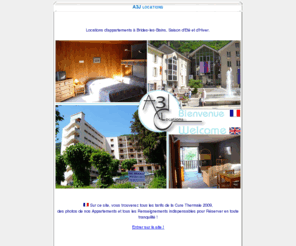 a3j-locations.com: A3J Locations - Brides-les-Bains
Locations d'appartements, détente, tourisme à Brides-les-Bains